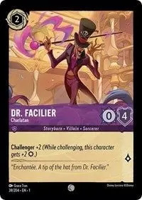 Carta Dr. Facilier - Charlatan, TFC-38