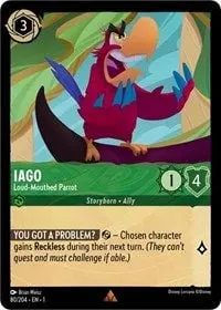 Carta Iago - Loud-Mouthed Parrot, TFC-80