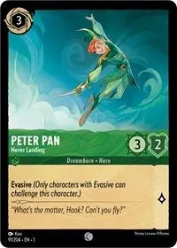 Carta Peter Pan - Never Landing, TFC-91