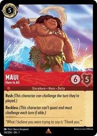 Carta Maui - Hero to All, TFC-114
