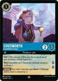Carta Cogsworth - Grandfather Clock, ROF-142