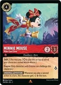 Carta Minnie Mouse - Wide-Eyed Diver, ROF-114