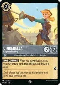 Carta Cinderella - Knight in Training, ROF-176