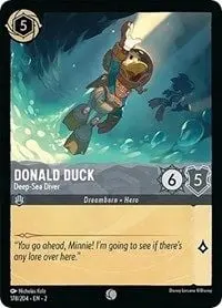 Carta Donald Duck - Deep-Sea Diver, ROF-178