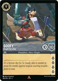 Carta Goofy - Knight for a Day, ROF-180