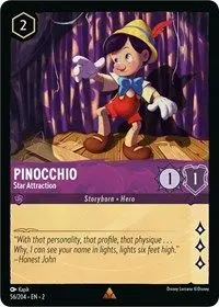 Carta Pinocchio - Star Attraction, ROF-56