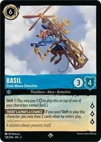 Carta Basil - Great Mouse Detective, ROF-138