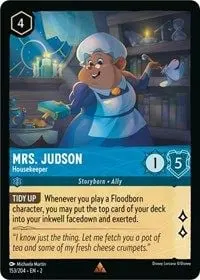 Carta Mrs. Judson - Housekeeper, ROF-153