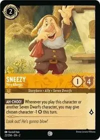 Carta Sneezy - Very Allergic, ROF-22