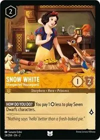 Carta Snow White - Unexpected Houseguest, ROF-24