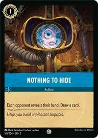 Carta Nothing to Hide, ROF-165