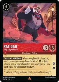 Carta Ratigan - Very Large Mouse, ROF-121