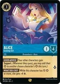 Carta Alice - Growing Girl, ROF-137