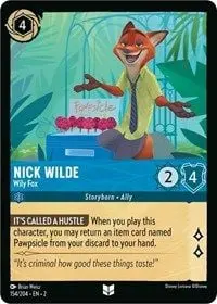 Carta Nick Wilde - Wily Fox, ROF-154