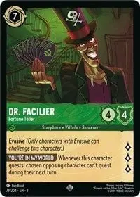 Carta Dr. Facilier - Fortune Teller, ROF-79