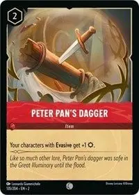 Carta Peter Pan's Dagger, ROF-135