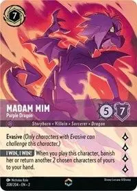 Carta Madam Mim - Purple Dragon, ROF-208