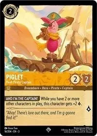 Carta Piglet - Pooh Pirate Captain, ITI-16