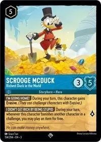 Carta Scrooge McDuck - Richest Duck in the World, ITI-154