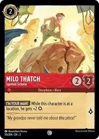 Carta Milo Thatch - Spirited Scholar, ITI-115