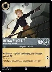 Carta Helga Sinclair - Right-Hand Woman, ITI-175