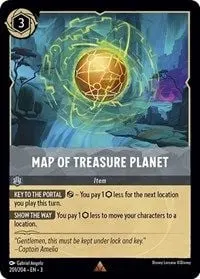 Carta Map of Treasure Planet, ITI-201