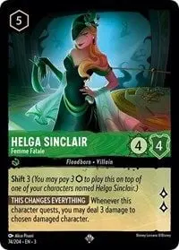 Carta Helga Sinclair - Femme Fatale, ITI-74