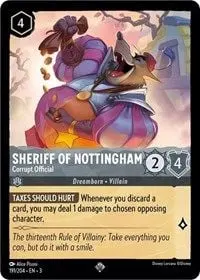 Carta Sheriff of Nottingham - Corrupt Official, ITI-191