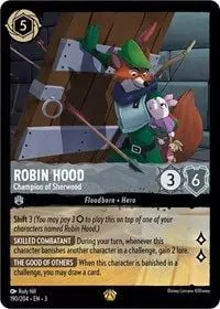 Carta Robin Hood - Champion of Sherwood, ITI-190