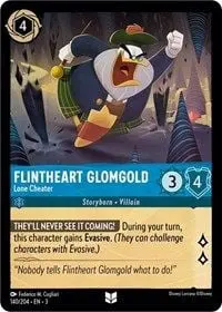 Carta Flintheart Glomgold - Lone Cheater, ITI-140