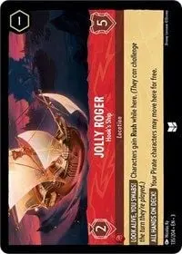 Carta Jolly Roger - Hook's Ship, ITI-135