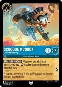 Carta Scrooge McDuck - Uncle Moneybags, ITI-155