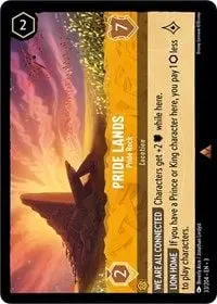 Carta Pride Lands - Pride Rock, ITI-33
