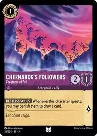Carta Chernabog's Followers - Creatures of Evil, ITI-36