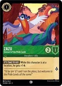 Carta Zazu - Steward of the Pride Lands, ITI-93