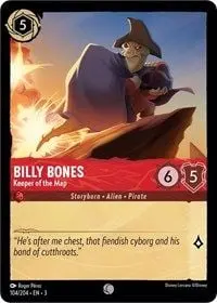 Carta Billy Bones - Keeper of the Map, ITI-104