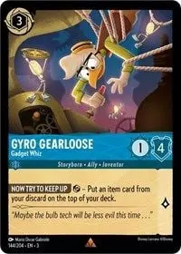 Carta Gyro Gearloose - Gadget Whiz, ITI-144