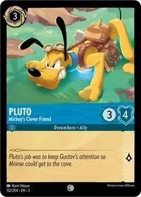 Carta Pluto - Mickey's Clever Friend, ITI-152