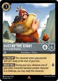 Carta Gustav the Giant - Terror of the Kingdom, ITI-173