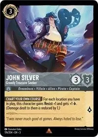 Carta John Silver - Greedy Treasure Seeker, ITI-176