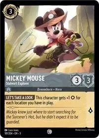 Carta Mickey Mouse - Stalwart Explorer, ITI-181