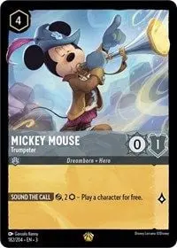 Carta Mickey Mouse - Trumpeter, ITI-182