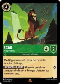 Scar - Vengeful Lion (SHS-93)