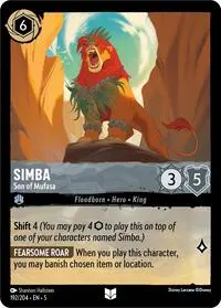 Simba - Son of Mufasa (SHS-192)