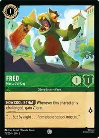 Carta Fred - Mascot by Day, AZS-75