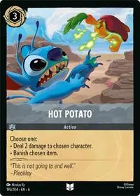 Carta Hot Potato, AZS-195