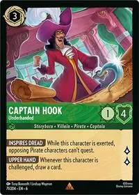 Carta Captain Hook - Underhanded, AZS-71