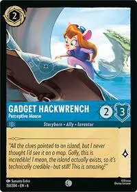 Carta Gadget Hackwrench - Perceptive Mouse, AZS-151