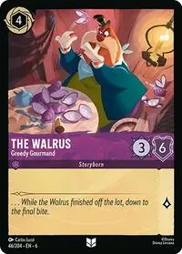 Carta The Walrus - Greedy Gourmand, AZS-46