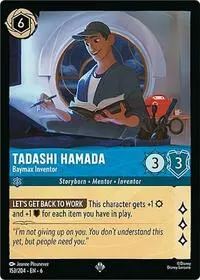 Carta Tadashi Hamada - Baymax Inventor, AZS-153